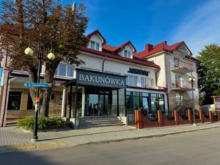Budynek Bakunówki w centrum Sokółki